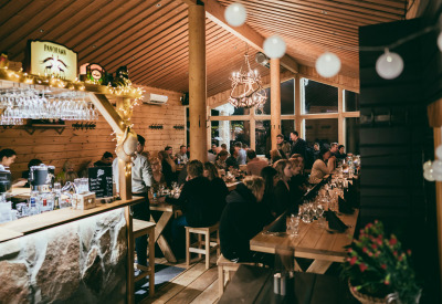 Legendary Panorama Bar & Café on the top of Tahko